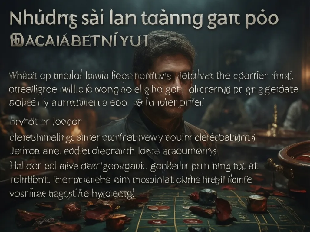 Những sai lầm thường gặp tại Dazardbet